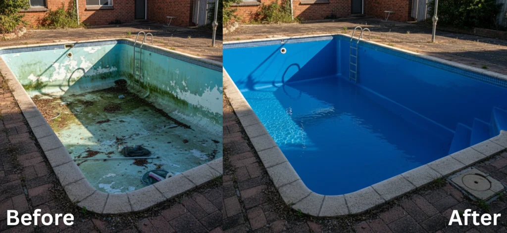 Pool Painting Transformation